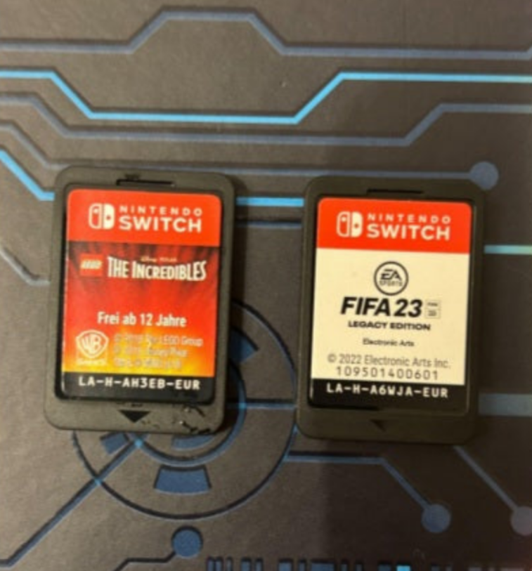 Nintendo Switch Games; The Incredibles + FIFA 23
